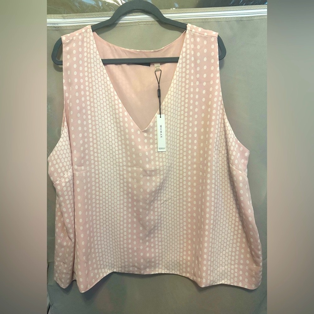 NWT T Tahari Women Pink Sleeveless Tank Top